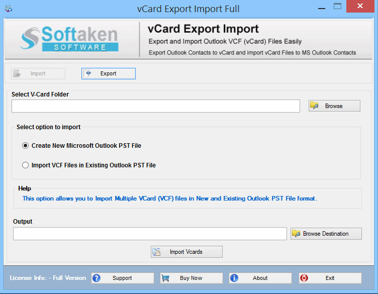 Export Outlook Contacts to VCard 1.0 full Windows 7 Export Outlook Contacts to VCard 1.0 full