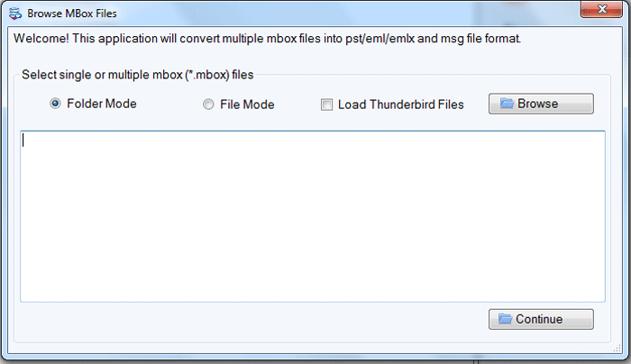 Download and Run MBOX to PST Converter