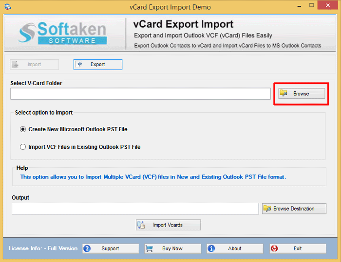 vCard Importer